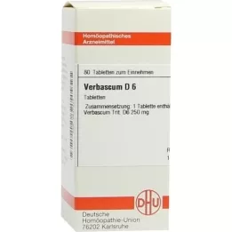 VERBASCUM D 6 Tabletten, 80 St