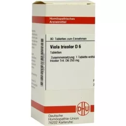 VIOLA TRICOLOR D 6 Tabletten, 80 St