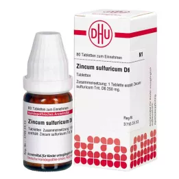 ZINCUM SULFURICUM D 6 Tabletten, 80 St