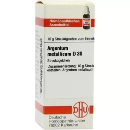 ARGENTUM METALLICUM D 30 Globuli, 10 g