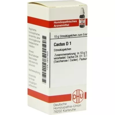 CACTUS D 1 Globuli, 10 g