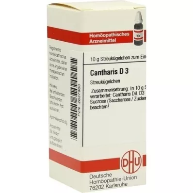 CANTHARIS D 3 Globuli, 10 g