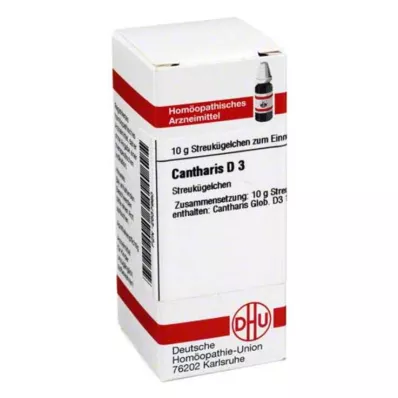 CANTHARIS D 3 Globuli, 10 g