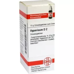 HYPERICUM D 2 Globuli, 10 g