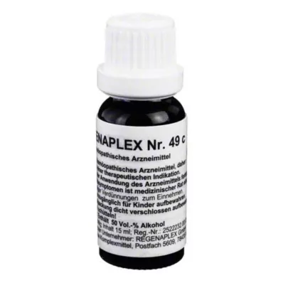 REGENAPLEX Nr.49 c Tropfen, 15 ml