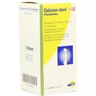 CALCIUM DURA Vit D3 Filmtabletten, 50 St