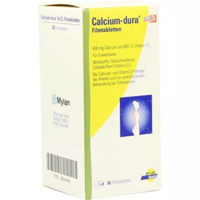 CALCIUM DURA Vit D3 Filmtabletten, 50 St