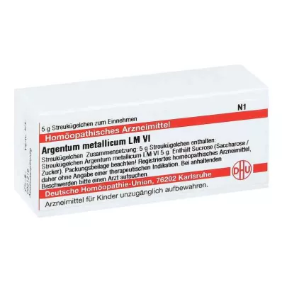 ARGENTUM METALLICUM LM VI Globuli, 5 g