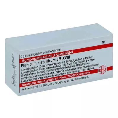 PLUMBUM METALLICUM LM XVIII Globuli, 5 g