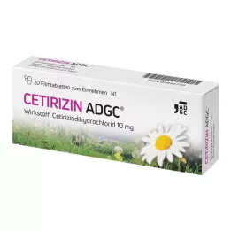 CETIRIZIN ADGC Filmtabletten, 20 St