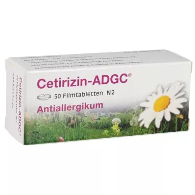 CETIRIZIN ADGC Filmtabletten, 50 St