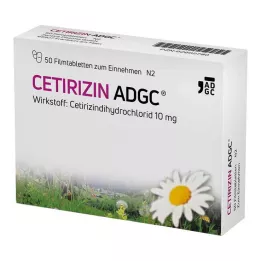 CETIRIZIN ADGC Filmtabletten, 50 St