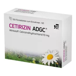 CETIRIZIN ADGC Filmtabletten, 100 St