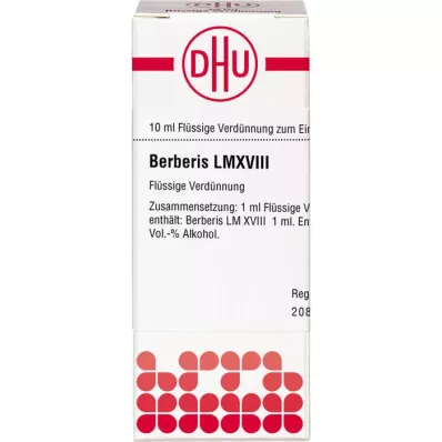 BERBERIS LM XVIII Dilution, 10 ml