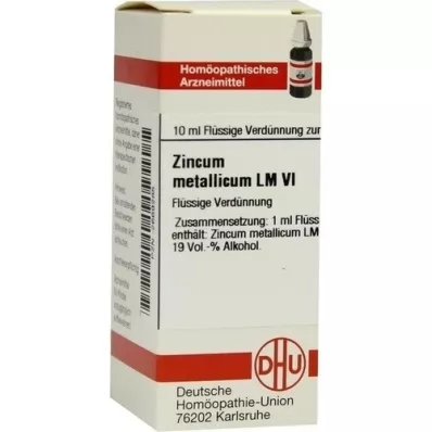 ZINCUM METALLICUM LM VI Dilution, 10 ml