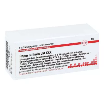HEPAR SULFURIS LM XXX Globuli, 5 g HEPAR SULFURIS LM XXX Globuli, 5 g