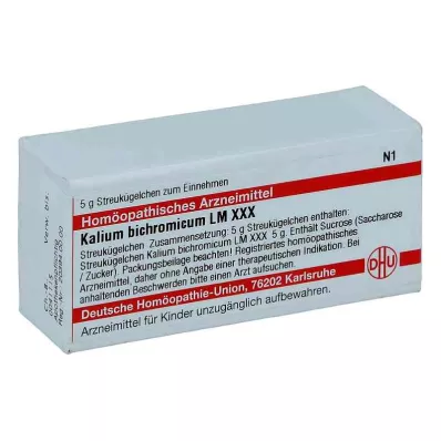 KALIUM BICHROMICUM LM XXX Globuli, 5 g KALIUM BICHROMICUM LM XXX Globuli, 5 g
