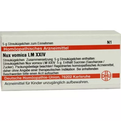 NUX VOMICA LM XXIV Globuli, 5 g NUX VOMICA LM XXIV Globuli, 5 g