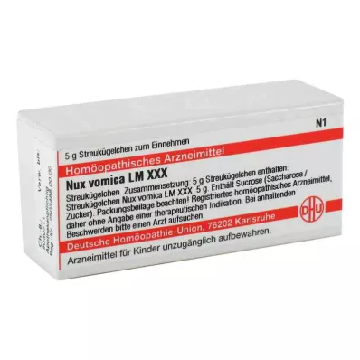 NUX VOMICA LM XXX Globuli, 5 g