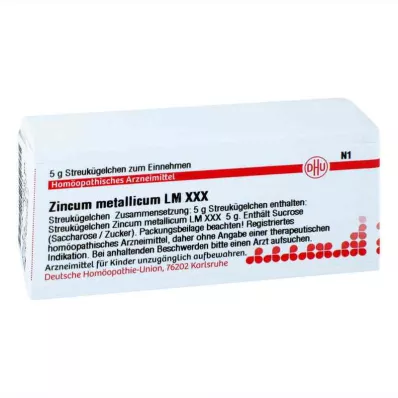 ZINCUM METALLICUM LM XXX Globuli, 5 g