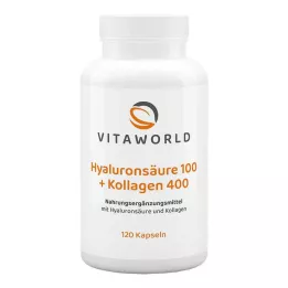 HYALURONSÄURE 100+Kollagen 400 Kapseln, 120 St