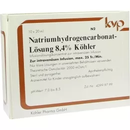 NATRIUMHYDROGENCARBONAT-Lösung 8,4% Köhler, 10X20 ml