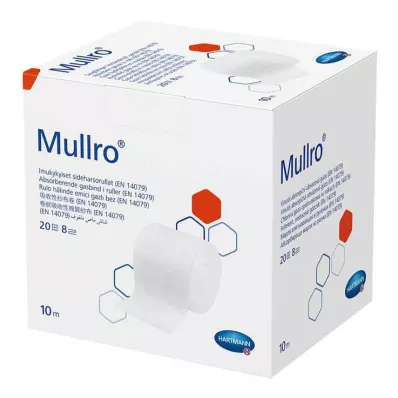 MULLRO Verbandmull 10 cmx10 m gerollt, 1 St MULLRO Verbandmull 10 cmx10 m gerollt, 1 St