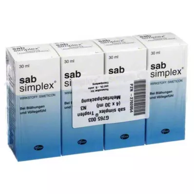 SAB simplex Suspension zum Einnehmen, 4X30 ml
