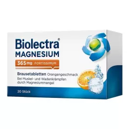 BIOLECTRA Magnesium 365 mg fortissimum Orange, 20 St