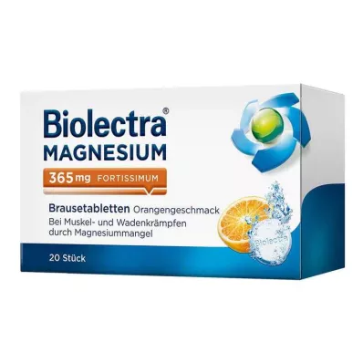 BIOLECTRA Magnesium 365 mg fortissimum Orange, 20 St