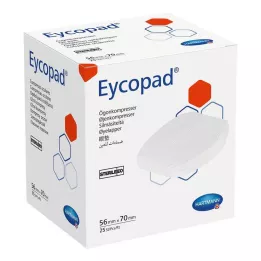EYCOPAD Augenkompressen 56x70 mm steril, 25 St