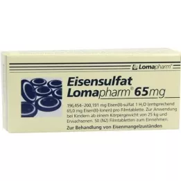 EISENSULFAT Lomapharm 65 mg überzogene Tab., 50 St
