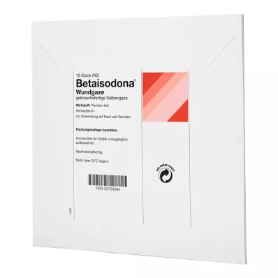 BETAISODONA Wundgaze 10x10 cm, 10 St BETAISODONA Wundgaze 10x10 cm, 10 St