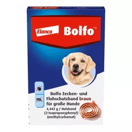 BOLFO Flohschutzband braun f.große Hunde, 1 St