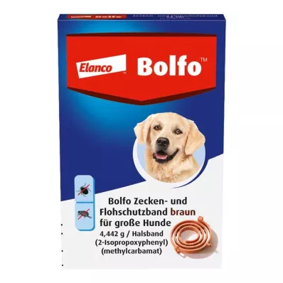 BOLFO Flohschutzband braun f.große Hunde, 1 St