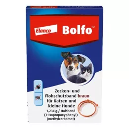 BOLFO Flohschutzband braun f.kleine Hunde/Katzen, 1 St