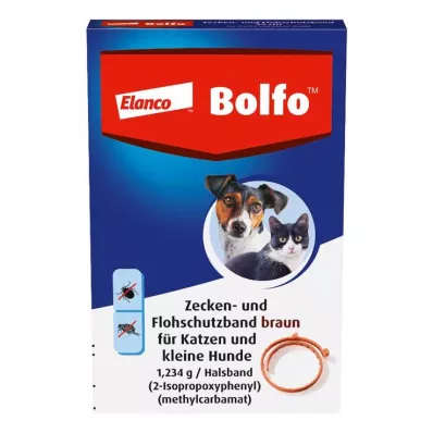 BOLFO Flohschutzband braun f.kleine Hunde/Katzen, 1 St BOLFO Flohschutzband braun f.kleine Hunde/Katzen, 1 St