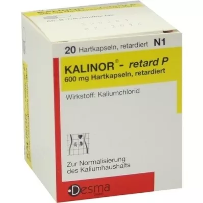 KALINOR retard P 600 mg Hartkapseln, 20 St