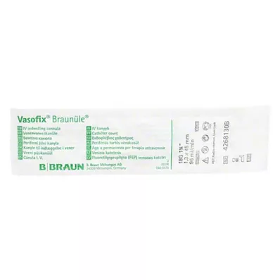 VASOFIX Braunüle 18 G 45 mm grün, 1 St VASOFIX Braunüle 18 G 45 mm grün, 1 St
