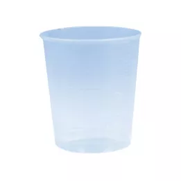 EINNEHMEGLAS Kunststoff 30 ml blau, 10 St