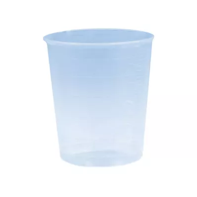 EINNEHMEGLAS Kunststoff 30 ml blau, 10 St