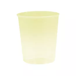 EINNEHMEGLAS Kunststoff 30 ml gelb, 10 St