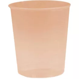 EINNEHMEGLAS Kunststoff 30 ml rot, 10 St