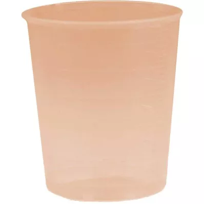 EINNEHMEGLAS Kunststoff 30 ml rot, 10 St
