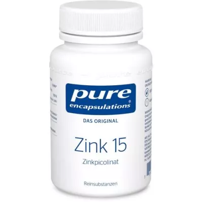 PURE ENCAPSULATIONS Zink 15 Zinkpicolinat Kapseln, 180 St