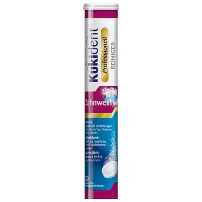 KUKIDENT Reiniger Zahnweiß Tabs, 30 St