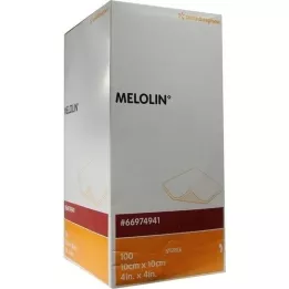 MELOLIN 10x10 cm Wundauflagen steril, 100 St