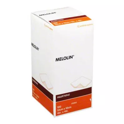MELOLIN 10x10 cm Wundauflagen steril, 100 St