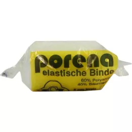 PORENA elast.Mullbinde 4 cm weiß m.Cello, 1 St