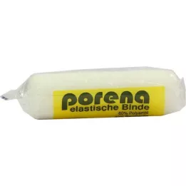 PORENA elast.Mullbinde 10 cm weiß m.Cello, 1 St